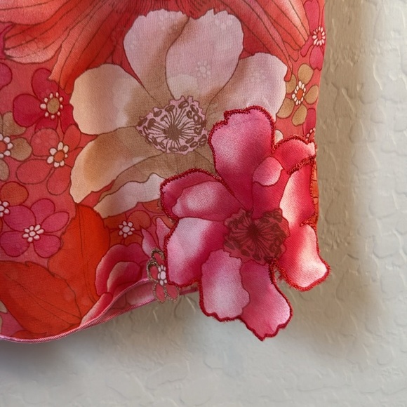 Vintage Josie Natori 3 Piece Lingerine Pajama Set Sheer - Picture 7 of 12